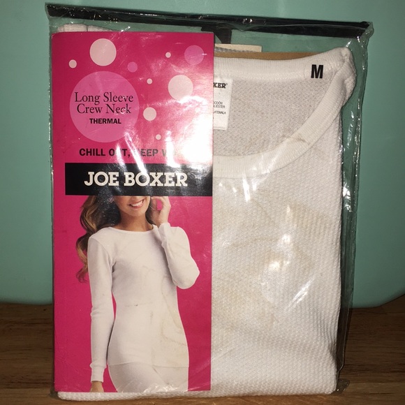 Joe Boxer Tops - New Joe Boxer white long sleeve thermal crew neck Joe Boxer Tops - New Joe Boxer white long sleeve thermal crew neck
